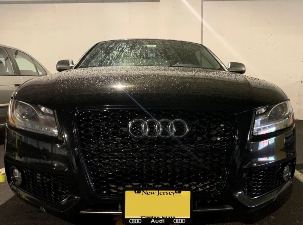 Sly Bracket for Audi featuring a mesh-style lower grille.
