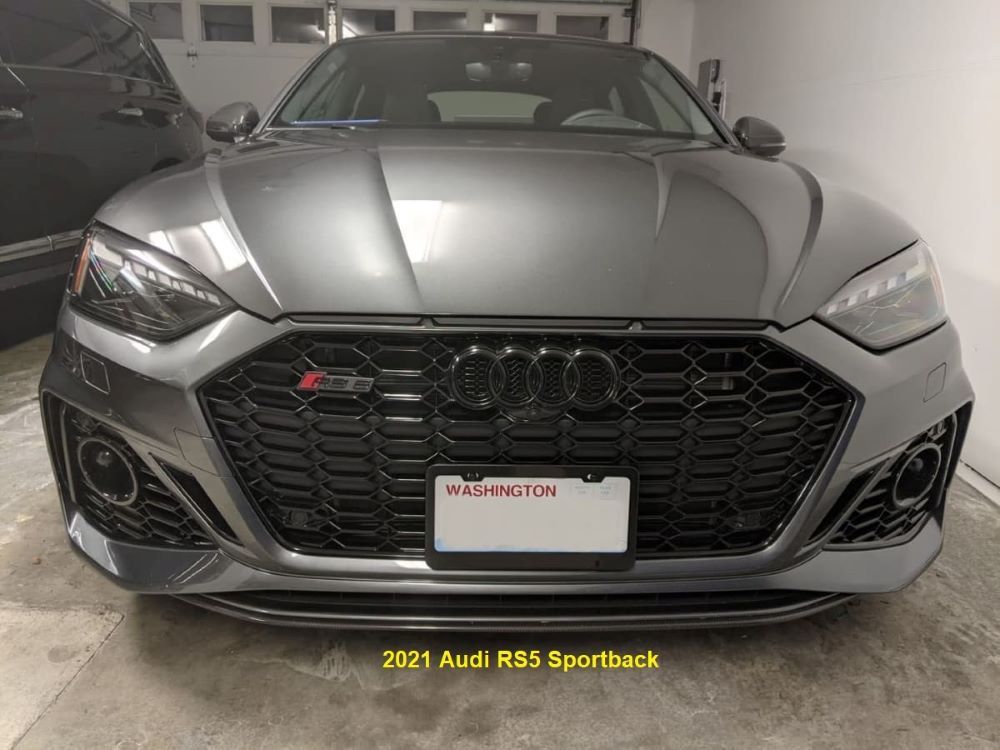 Sly Bracket for Audi featuring a mesh-style lower grille.