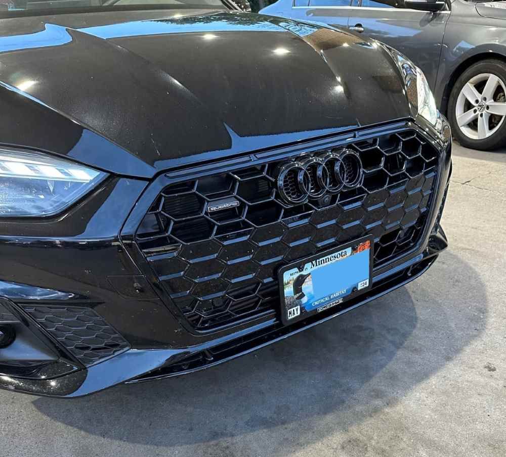 SB License Plate Holder for Audi A4, A5,4, S5, S6 Sportback, Allroad With-Threaded Holes