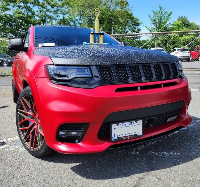 Sly Bracket for Jeep Grand Cherokee with mesh-style lower grille