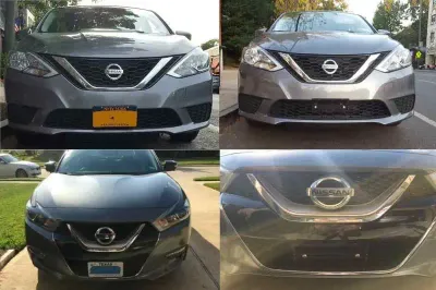 License plate bracket for NISSAN 350Z ALTIMA GT-R MAXIMA MURANO PATHFINDER ROGUE SENTRA TITAN VERSA no drill no holes mount