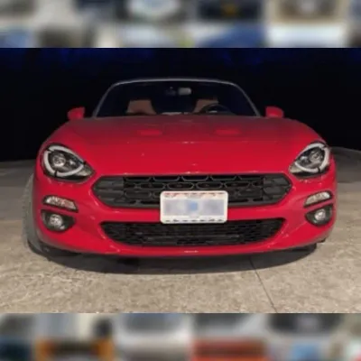 Front license plate bracket for FIAT 124 SPIDER CLASSICA 500L LOUNGE no drill no holes mount holder frame relocator
