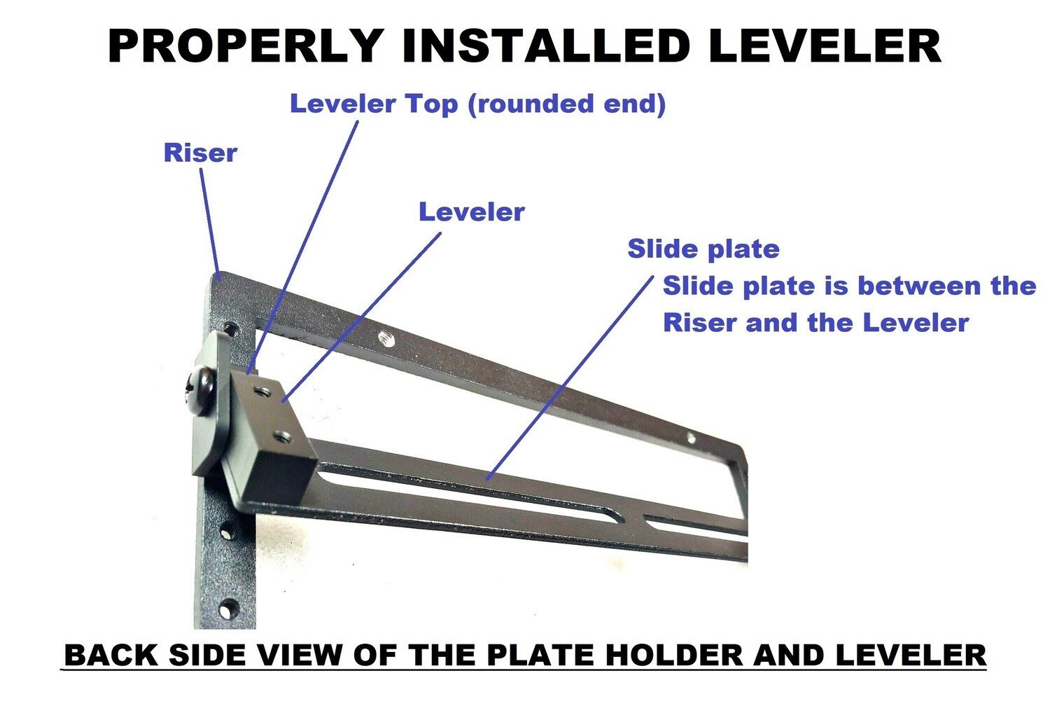 License Plate Leveler (Add-On Only. Not Shipped Separately)