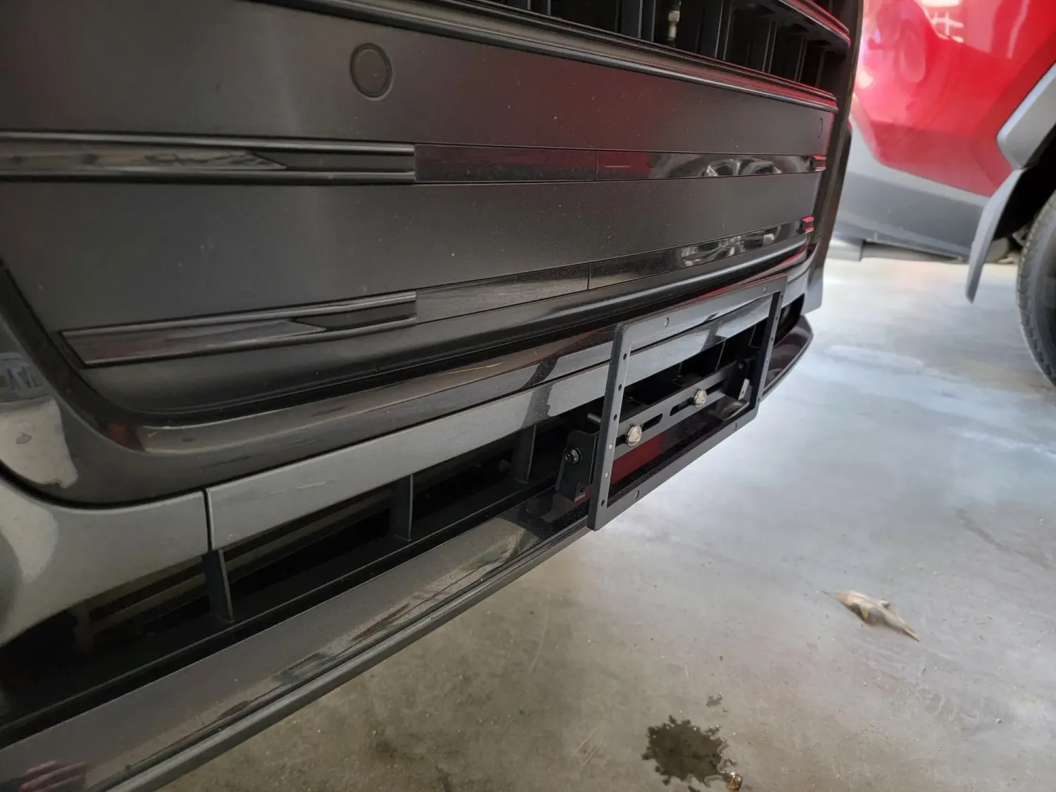 Audi Q4 Q8 Q7 S5 S3 SQ5 A6 A4 A3 compatible No-drill front License plate bracket grille mount holder frame relocator 