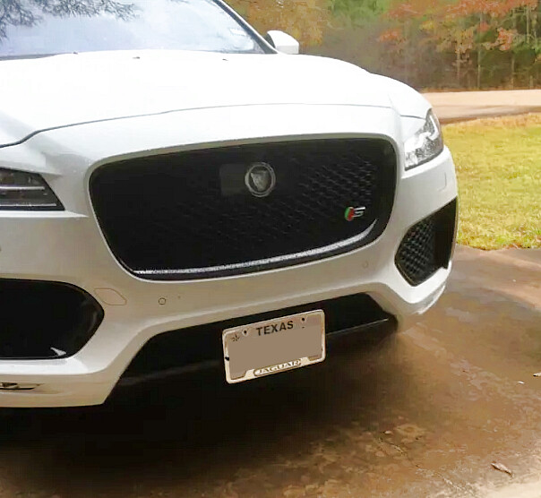 Sly Bracket for Jaguar models with mesh-style lower grille.