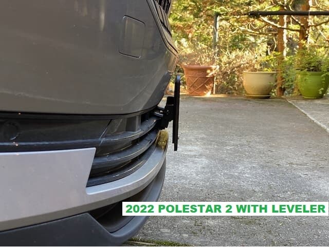 Sly Bracket fits Polestar 2, 3 and 4 with horizontal slats lower grille.