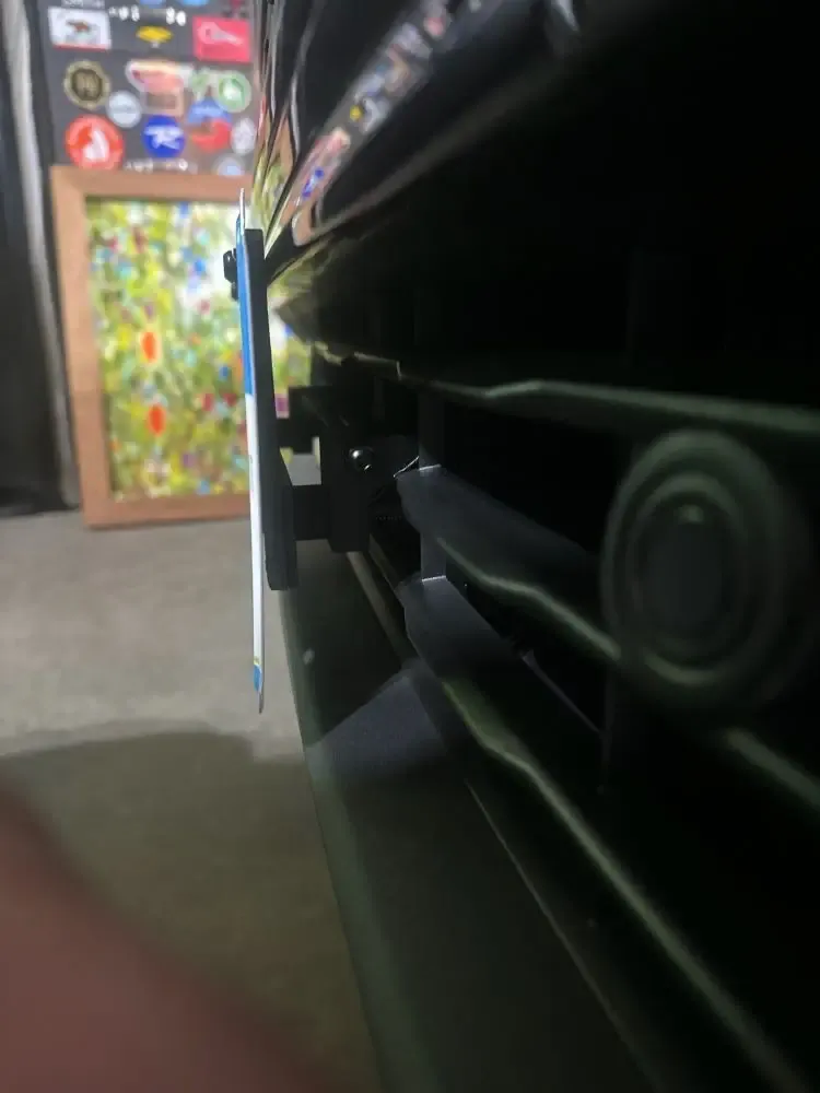 2022-2025 Audi Q4 E-tron compatible True no-drill no-holes front license plate bracket holder mount frame relocator