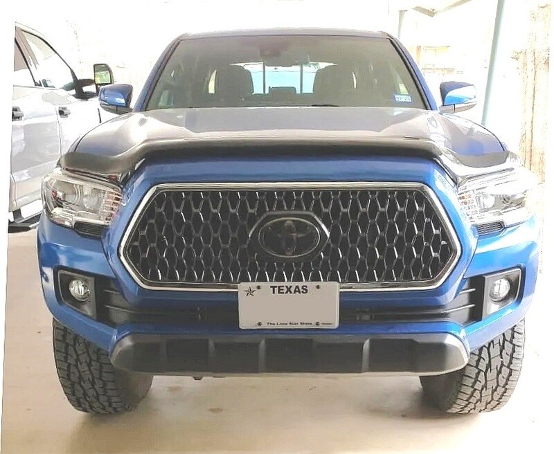 True no drill front license plate bracket for 2016-2023 TOYOTA TACOMA no holes grille mount frame relocator