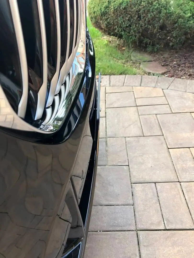 bmw x5 no drill no holes front license plate holder bracket munt frame relocator