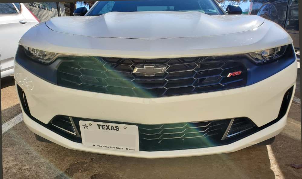 2012-2024 Chevy Camaro no drill no holes license plate holder mount frame bracket holder relocator