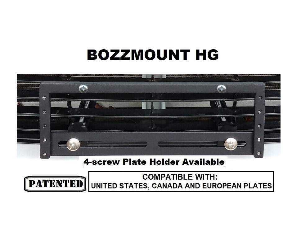 Sly Bracket fits Chevrolet Camaro with horizontal slats lower grille.