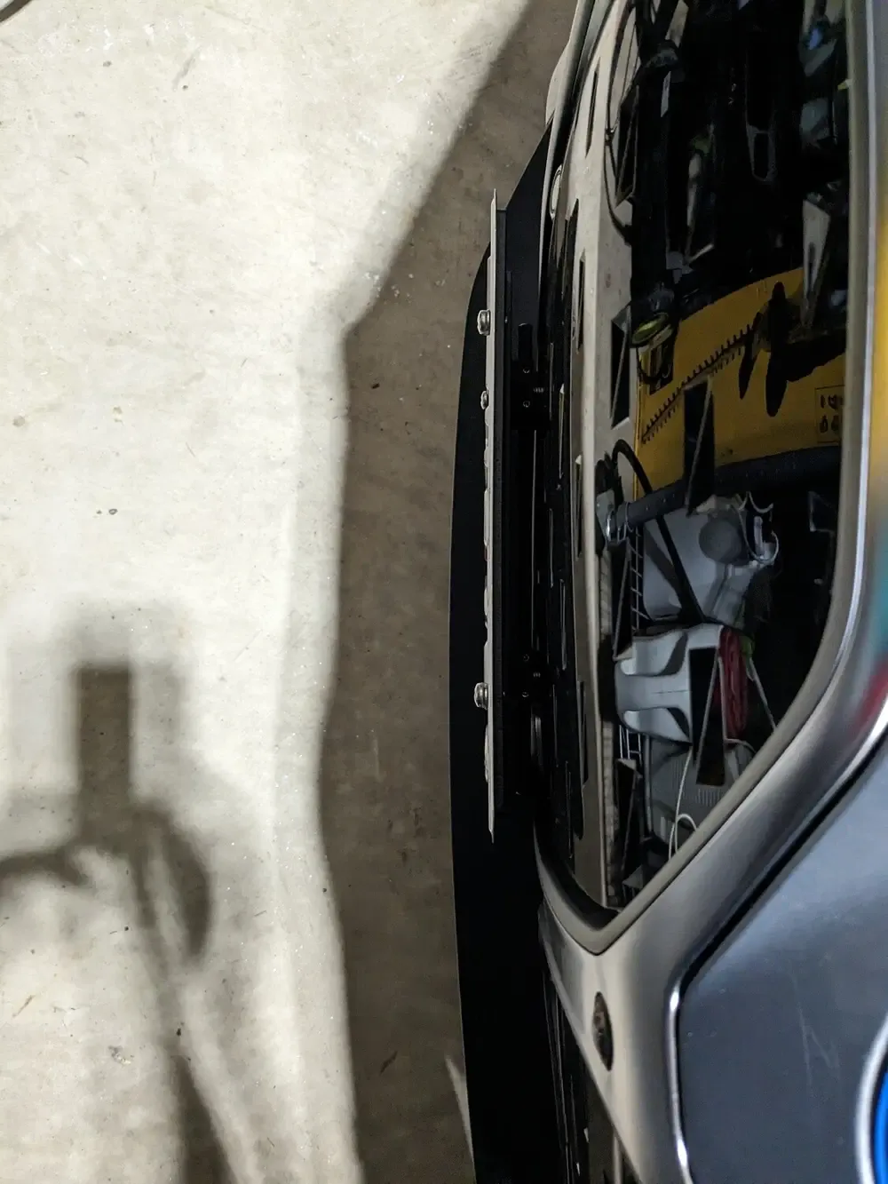 True no drill no holes 2023 2024 BMW i4 license plate holder frame mount bracket relocator