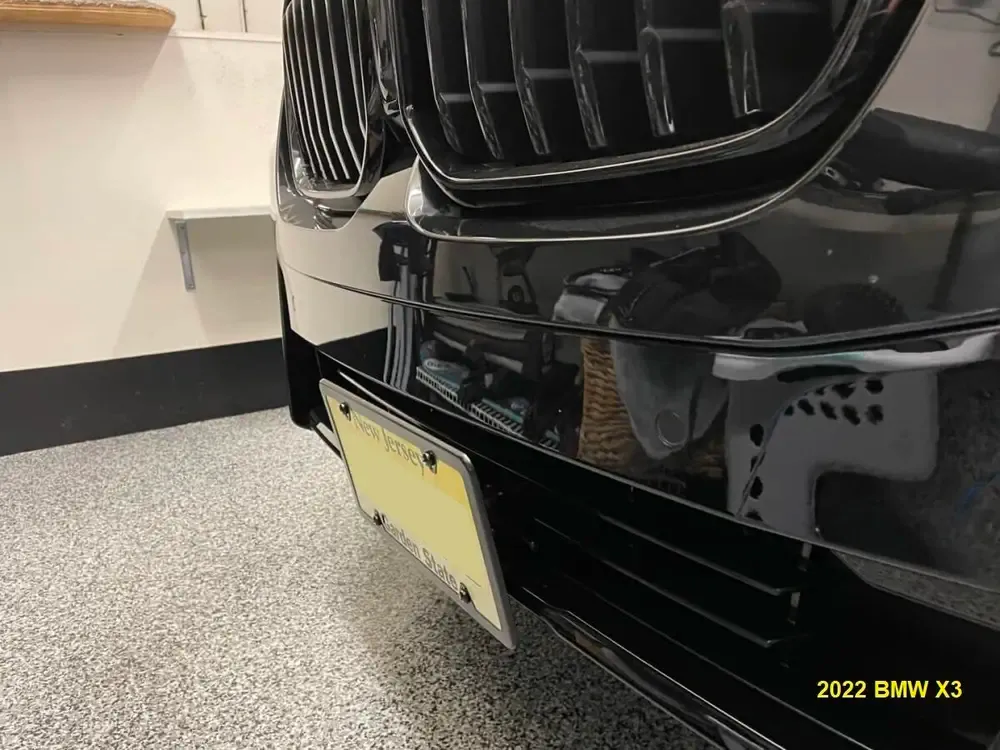 2022-2024 BMW X3 No-Drill front License Plate Mount Bracket Relocator grille mount frame holder no holes