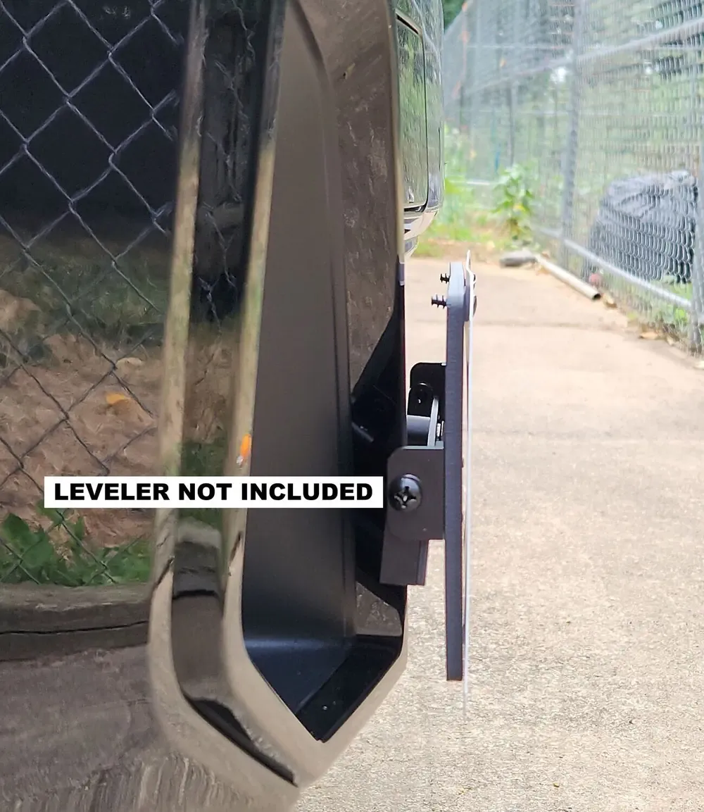 2024-2026 BMW X5, X6 no drill no holes front license plate holder frame mount bracket relocator