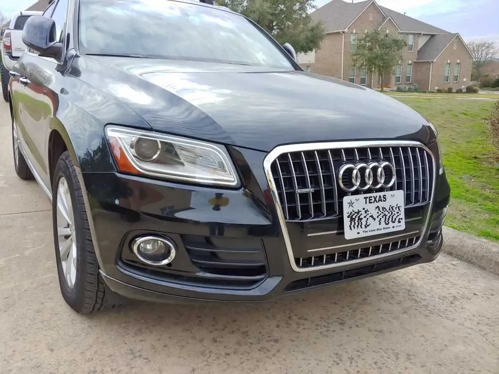 Ture No-Holes No-Drill License Plate Bracket Holder Mount Relocator for Audi Q5 SQ5