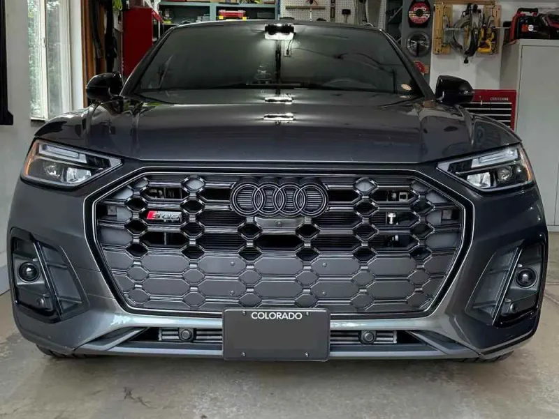 Ture No-Holes No-Drill License Plate Bracket Holder Mount Relocator for Audi Q5 SQ5