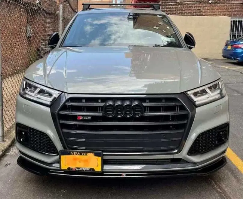 Ture No-Holes No-Drill License Plate Bracket Holder Mount Relocator for Audi Q5 SQ5