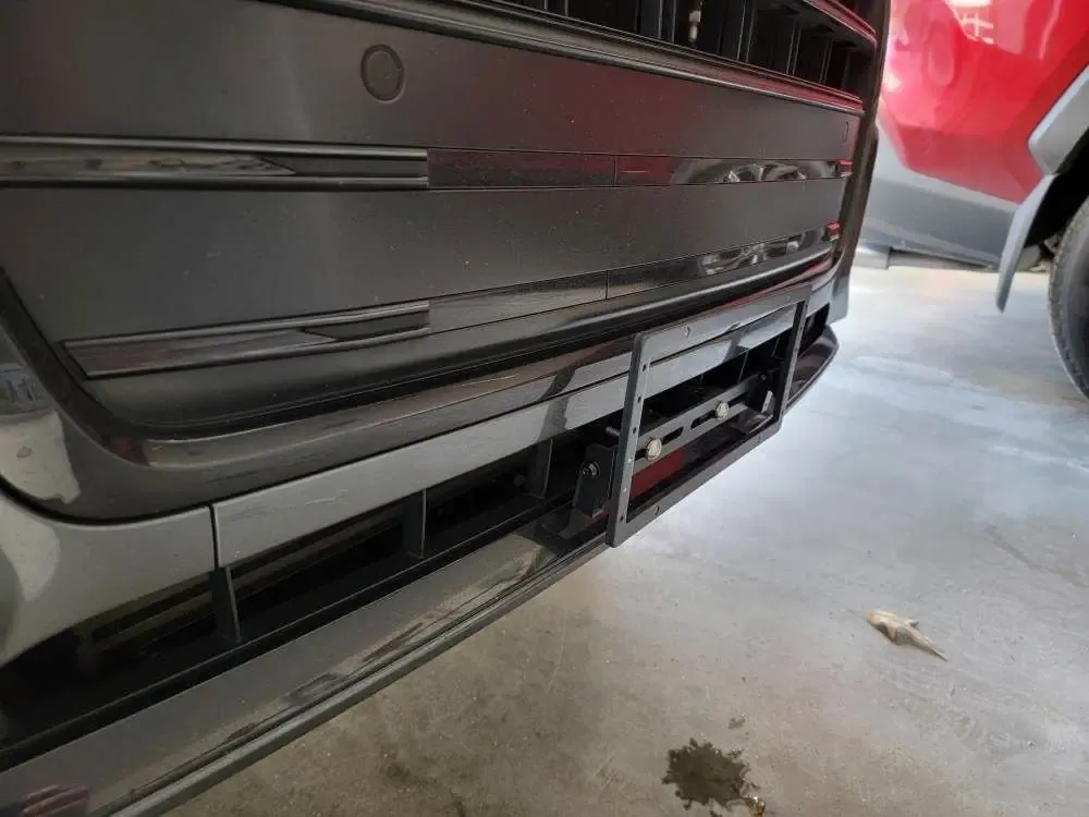 Ture No-Holes No-Drill License Plate Bracket Holder Mount Relocator for Audi Q5 SQ5