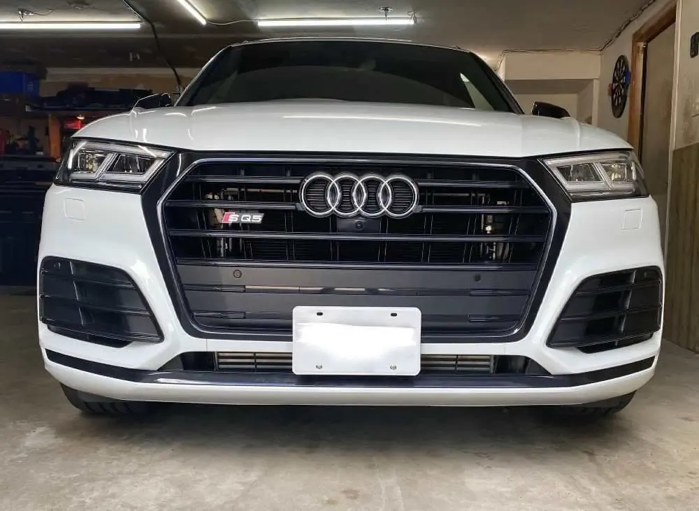 Ture No-Holes No-Drill License Plate Bracket Holder Mount Relocator for Audi Q5 SQ5