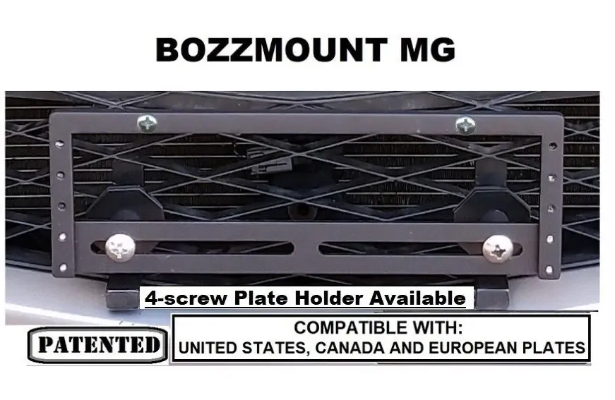 2009-2016 BMW Z4 no drill no holes front license plate holder mount frame relocator
