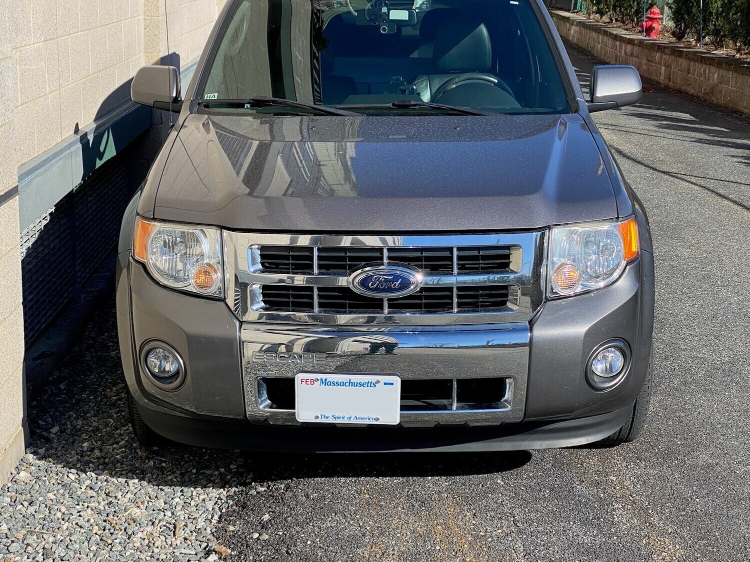 True no drill license plate bracket for FORD ESCAPE No drill No holes license plate holder mount