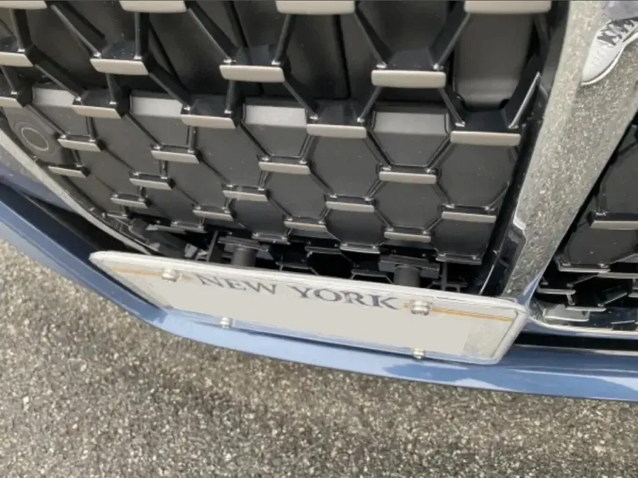 BMW 430i True no-drill no holes front license plate bracket frame holder mount relocator