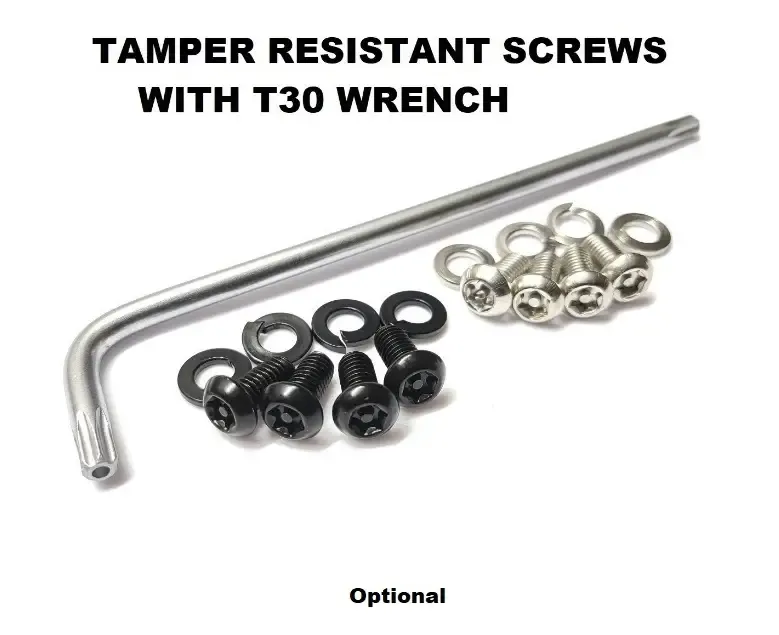 Sly Bracket for BMW 340i with horizontal or vertical slats lower grille.