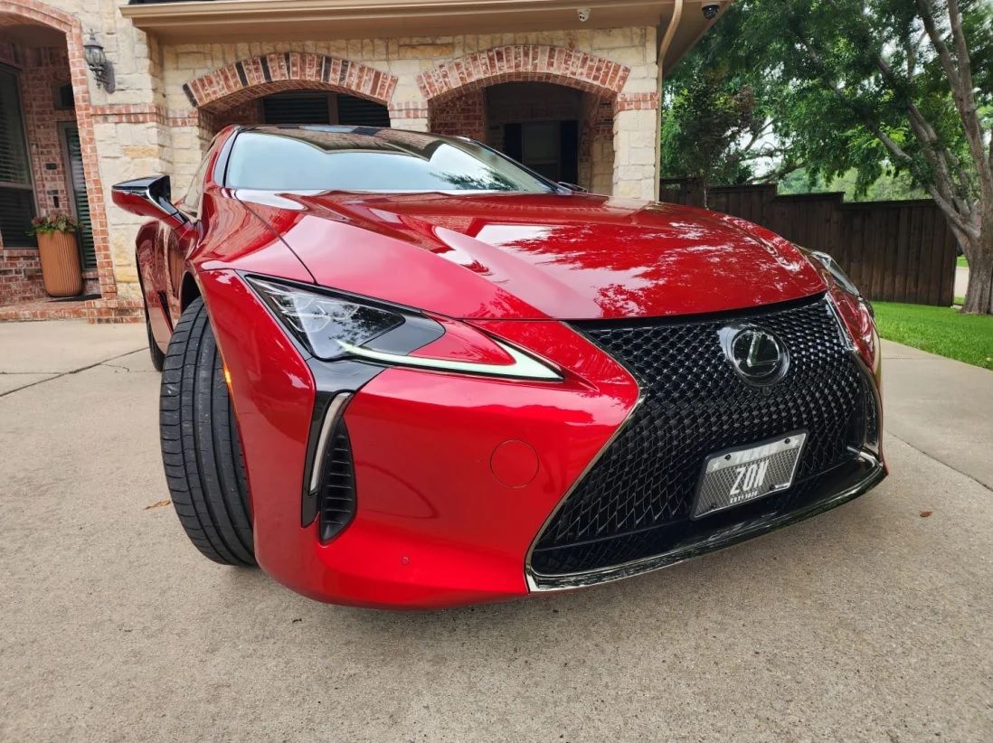 True no drill front license plate bracket for LEXUS LC 500 no holes grille mount frame relocator