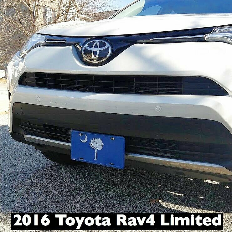 True no drill front license plate bracket for TOYOTA RAV4 no holes grille mount frame relocator