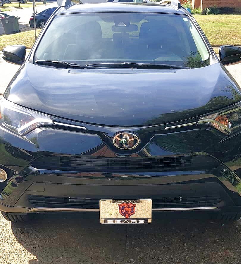 True no drill front license plate bracket for TOYOTA RAV4 no holes grille mount frame relocator