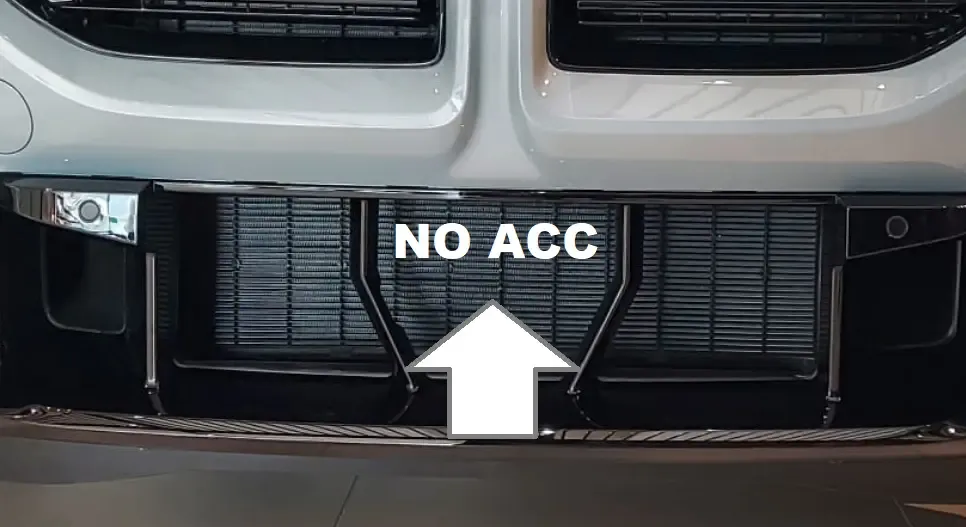 Sly Bracket fits 2024 BMW M2 G87 with vertical slats lower grille.