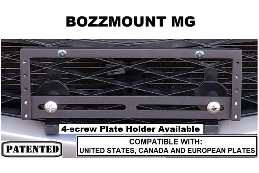 Sly Bracket for 2022-2025 RIVIAN R1S R1T with mesh lower grille.