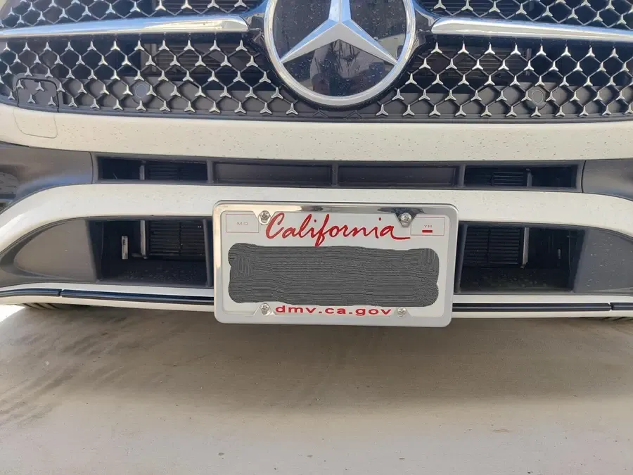 no drill no holes front license plate bracket for mercedes, audi, volkswagen