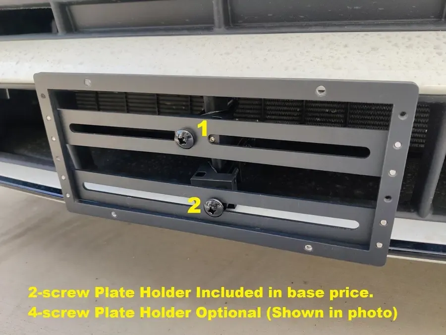 no drill no holes front license plate bracket for mercedes, audi, volkswagen