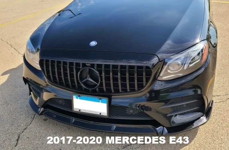 2017 2018 2019 2020 Mercedes E43 license plate bracket holder mount relocator