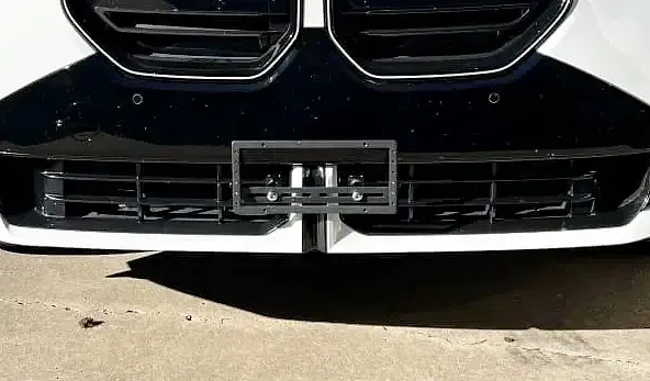 2026 2025 BMW X3 no drill no holes front license plate bracket frame holder mount relocator