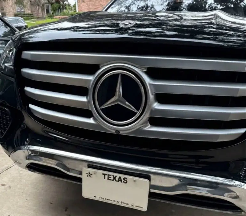 Sly Bracket fits 2026 Mercedes GLS 450 with Horizontal Slats Lower Grille Sly Bracket fits 2026 Mercedes GLS 450 with Horizontal Slats Lower Grille