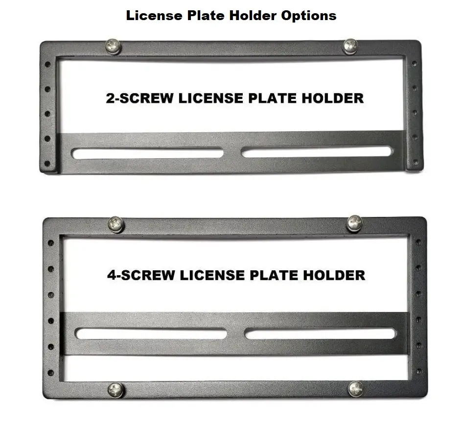 Sly Bracket fits 2014-2021 BMW i3 with horizontal slats lower grille.