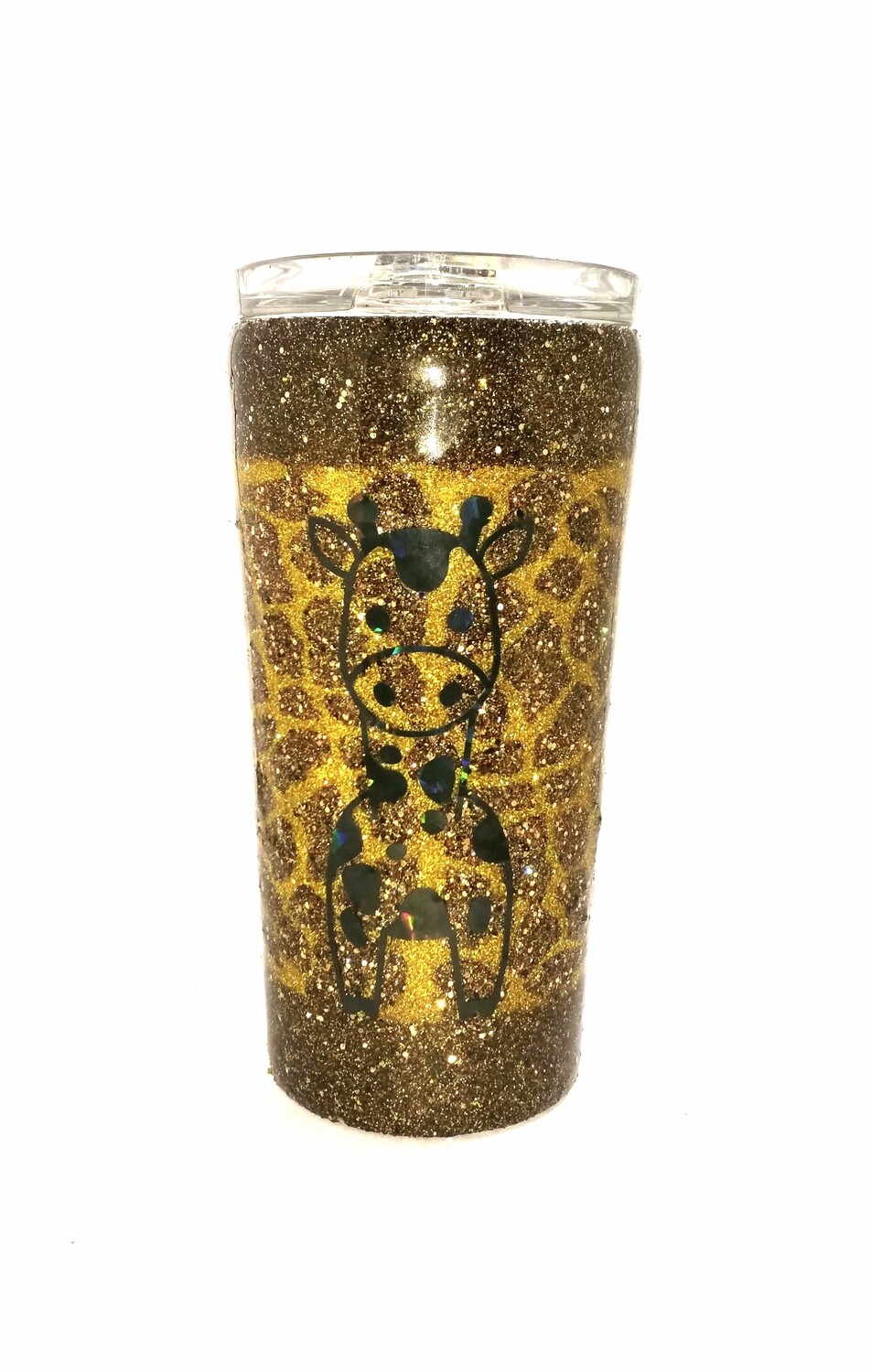 NEW! 20oz Glittered Baby Giraffe Tumbler