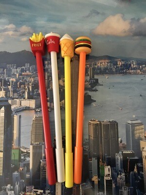 4 Stylos FAST-FOOD 🍔 🍟🍦 🍹