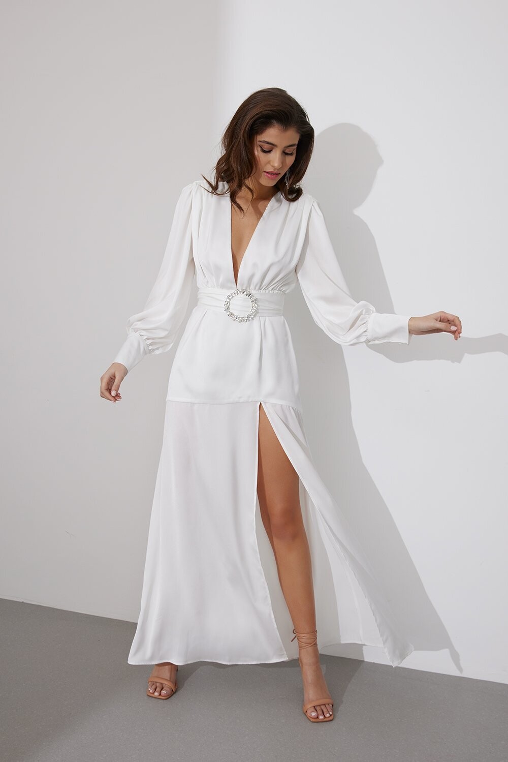 Cannes Dress/White-Mix & Match Showroom