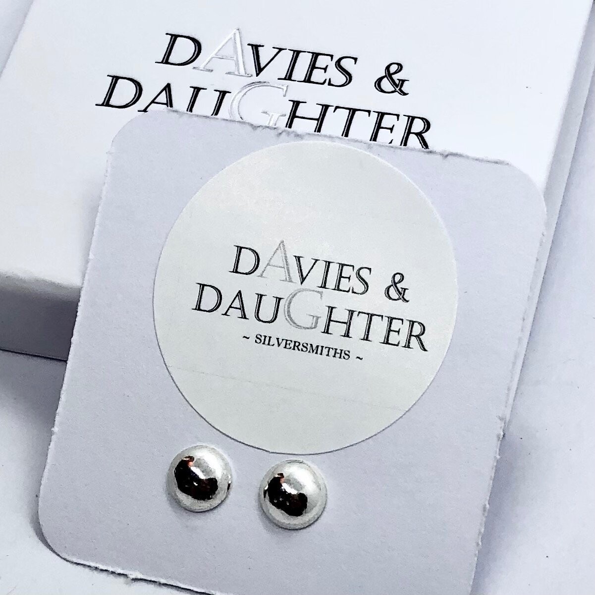 Mini Dome Stud Earrings
