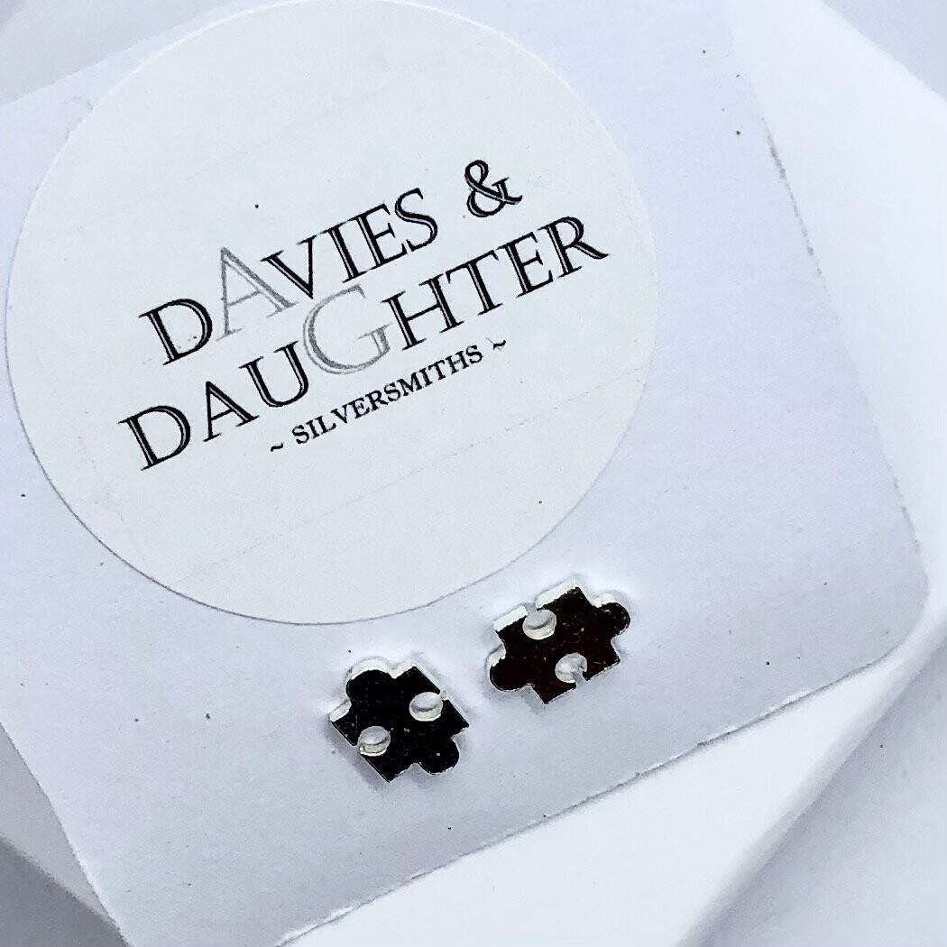 Jigsaw Earrings