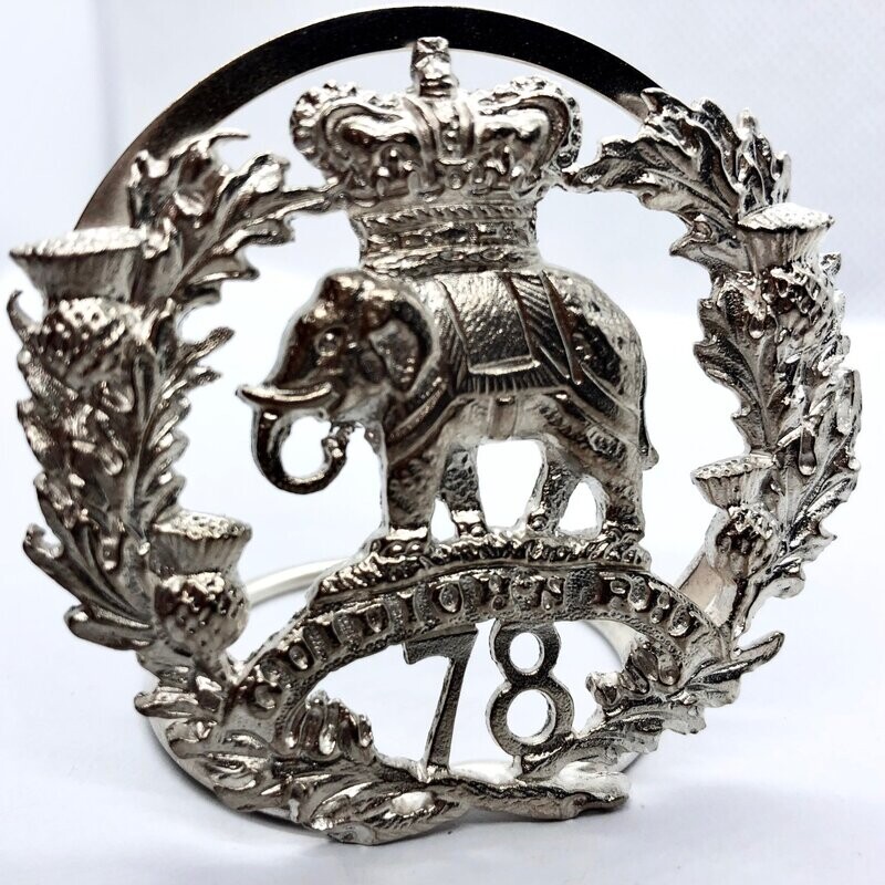 78th Assaye Elephant Menu Holder