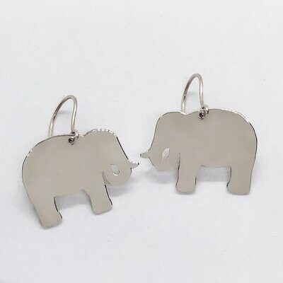 Pendant Elephant earrings