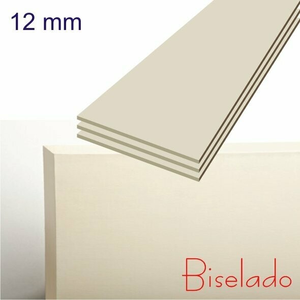 CEMPANEL LISO BISELADO, 12 mm de 1.22 m x 2.44 m
