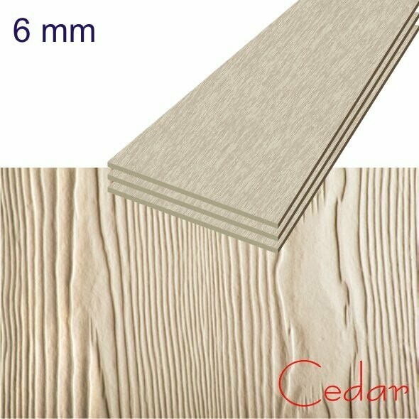 CEMPANEL CEDAR NATURAL, 6 mm de 1.22 m x 2.44 m