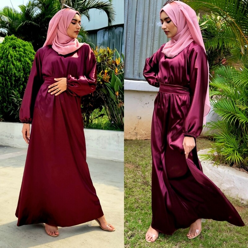 Rania Satin Abaya
