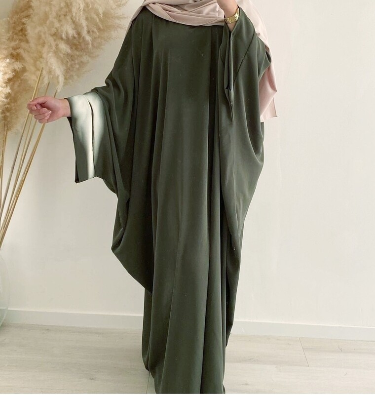Mehar Abaya - Army Green