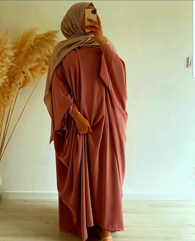 Mehar Abaya - Rust orange